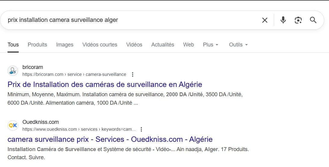 intention recherche commerciale - page position 1 google